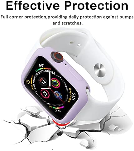 Miimall Compatível para Apple Watch Case Series 4 5 40mm, TPU Durável TPU Proteção Tampa para o Apple Watch Series