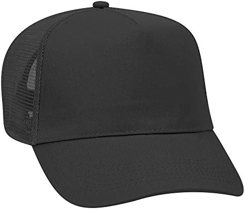 Otto Promo Cotton Blend Secreção 5 Painel Pro estilo Mesh Back Trucker Hat