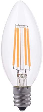 Goodlite G-20146 80 watts equivalente a lâmpada de filamento de candelabros, 7w 800 lúmens Torpedo Dimmable