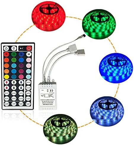 Controlador remoto de faixa de luz RGB, 2-em-1 4 pinos Dimmer Blehtness Flash Mode Optio