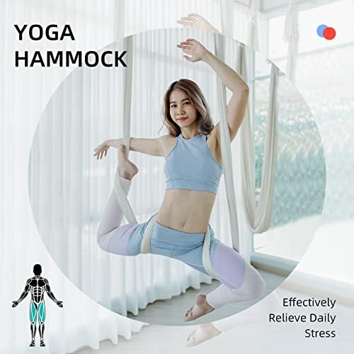 iosmehaerial yoga Hammock-5.5 jardas Premium Aerial Silks Fabric & Yoga Swing Fly