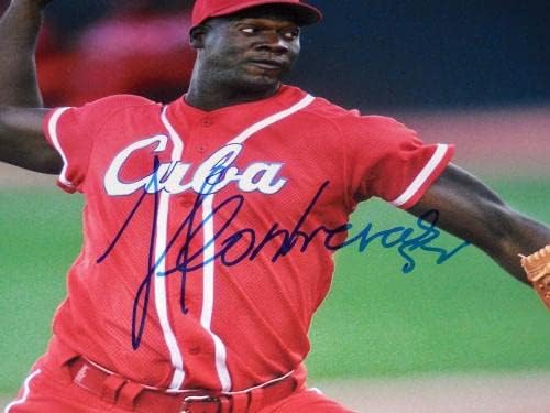 Jose Contreras autografou 8x10 Color Photo - Cuba/White Sox - Fotos autografadas da MLB
