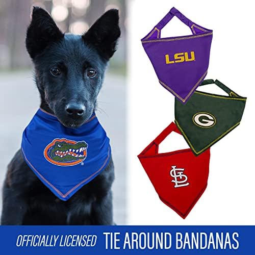 Animais de estimação PETOS NCAA Florida Gators Tie Bandana, grande/X-Large. Cachorro bandana