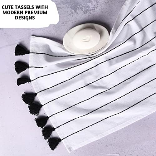 Toalhas de mão folcultura para banheiro, conjunto de 2 toalhas de mão Boho para banheiro, penduramento