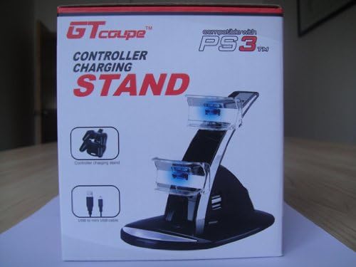 P&O Blue LED Dual Charger Controller Stand Charging for PS3