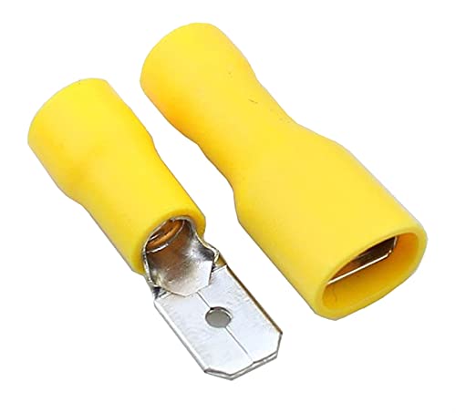 Xuefu 5.5-250 MDD5.5-250 Amarelo machado machado Conexões de fio elétrico feminino Connectores de crimpagem conectores