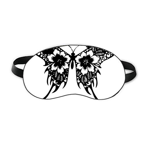 Butterfly de estilo chinês com asas florais Sleep Eye SHIEL