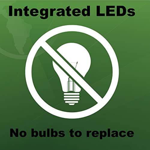 Luz de segurança ativada por movimento LED operado por bateria Ecolight-preto