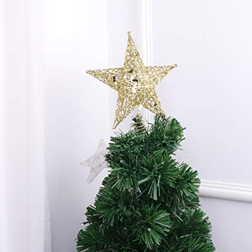3 PCs Decoração de Natal Hollow-Out Star Tree Tree Topper Festive festas Favor para loja de casa