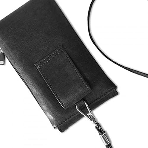 São Francisco America Country City esboço da carteira telefônica bolsa móvel pendurada bolsa preta bolso preto