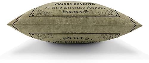 Aoyego vintage perfume francês Paris France chique capa de travesseiro Paris France Blanc de Perles Perfume