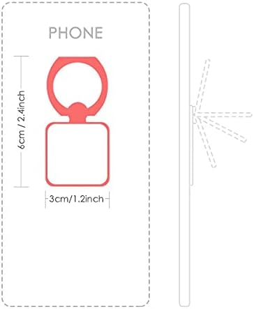 Pinto preto e branco Animal quadrado anel de telefone celular suporte do suporte universal presente