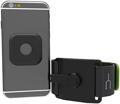 Navitech Black Mobile Thone à prova d'água Cinturão de cintura - compatível com o smartphone 6p Note 6p