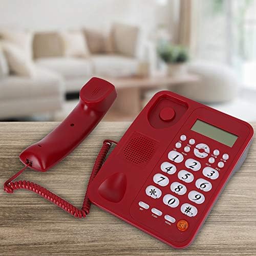 FECAMOS Office Telefone Fixo, detecção automática Desk Telefone ABS para hotel