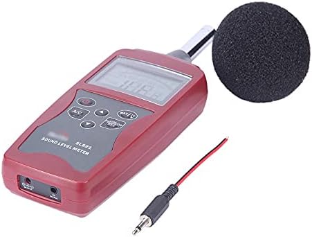 Uoeidosb 30-130dBA portátil Digital Sound ruído de áudio Medidor de medição de medição de pressão