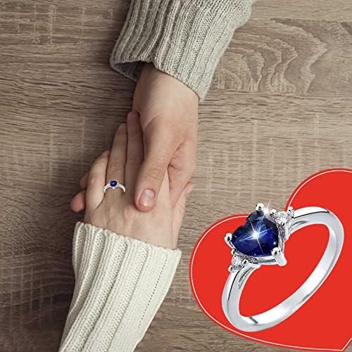 Anel de sinete Pacote de engajamento redondo de zircões de zircões femininos anéis de casamento anéis