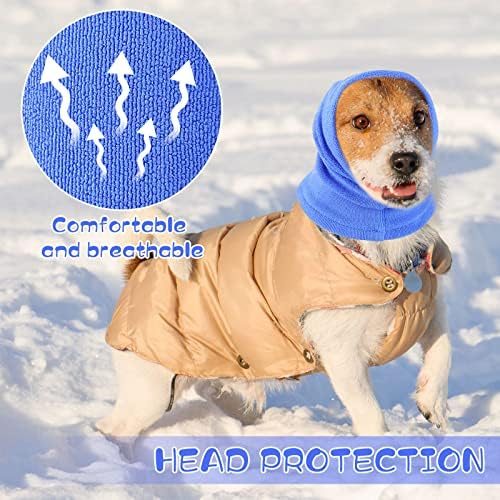 5 PCs 3 tamanho de cachorro Broca de cabeça pescoço pescoço de cachorro e orelhas quente inverno cachorro