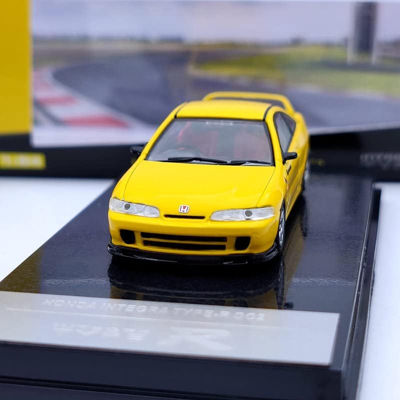 Jia Jia Lai Hobby 1:64 H ~ da Integra Tipo-R DC2 Coleção Diecast Model Car Toys Yellow