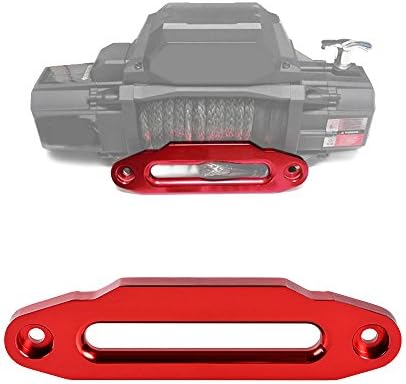 AMOPA RED 10 polegadas de alumínio de alta qualidade 8000-15000 lbs Hawse Fairlead para carro SUV ATV UTV