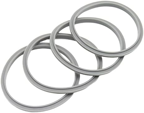 Pacote de juntas de anel de vedação com focas de 4 compatíveis com liquidificador nutribullet