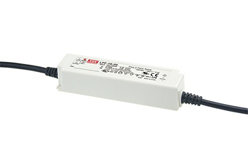 Driver de LED 16 watts Supplência de comutação de saída única, 12 volts a 1,34 amperes