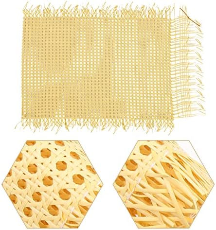 Kits stobok kits diy kits kits de ornamento 2 pcs 19,6x15,7 polegadas cadeira natural webbing rattan