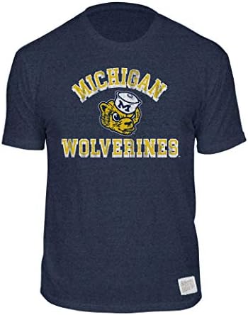 Marca retro original NCAA coloras de cores vintage camisetas - logotipo do arco