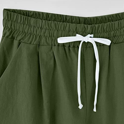 Imprimir bermudas shorts de joelho da mulher de verão shorts casuais de camisa com bolsos profundos shorts longos