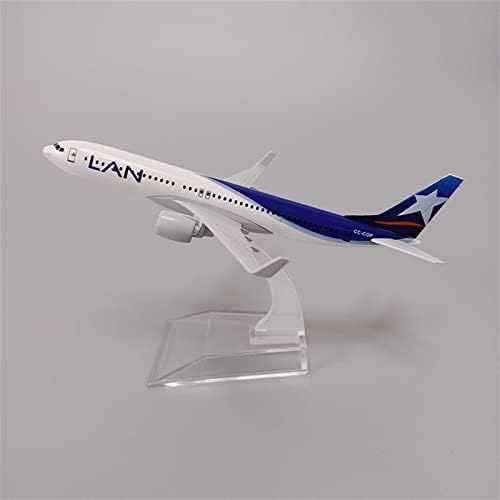 Modelo acabado pré-construído Aeronaves de liga de 16 cm de liga de metal para Boeing 737 B737 Aviação
