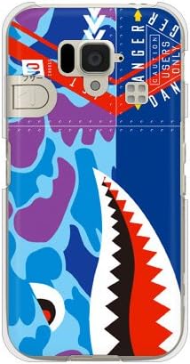 Yesno Shark Hunter Camo azul / Para smartphone simples 204SH / Softbank SSH204-PCCL-201-N210