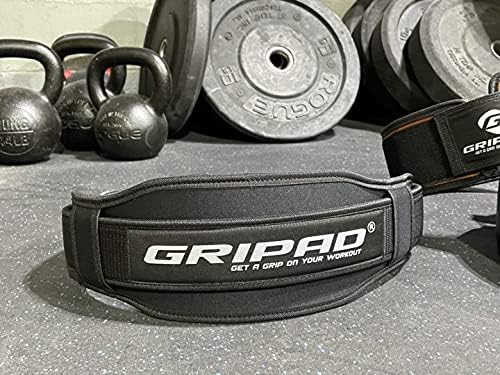 Gripad Sport Sports Rainamento de levantamento de peso de suporte Brace Cinturão ajustável para homens