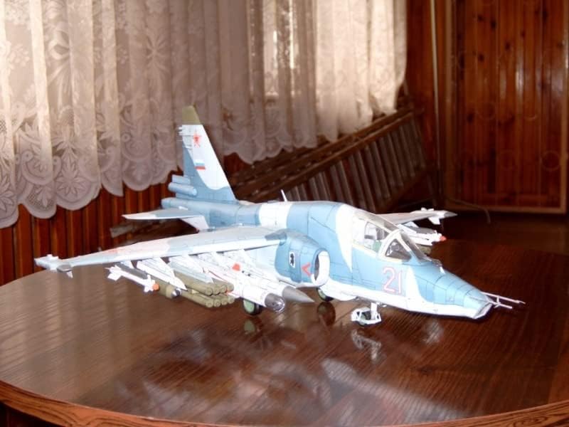 Presentes para crianças de brinquedos de modelo de brinquedos do modelo de papel Su-39 russo