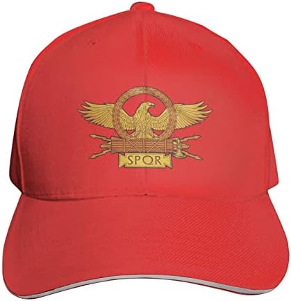 Gold Roman Roman Imperial Eagle SPQR Baseball Cap Man's Duck Tongue Caps Unissex Cap ajustável Cap
