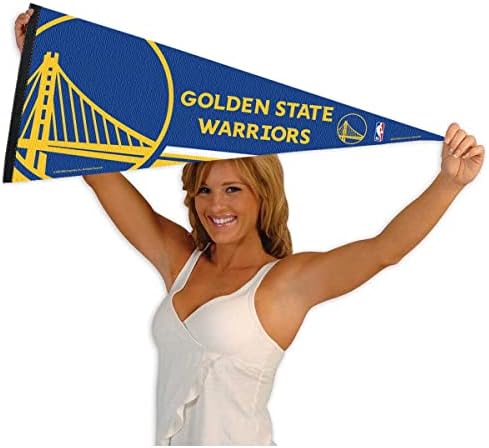Golden State Warriors Pennant tamanho 12 em x 30 em