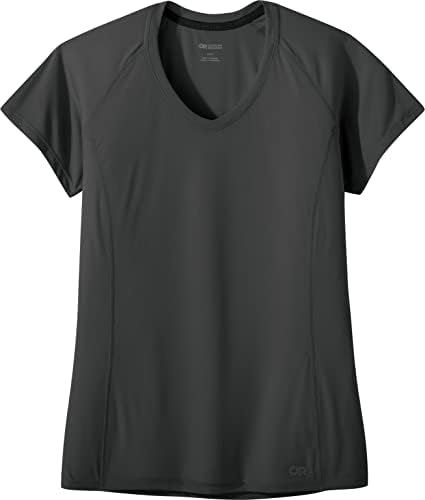 Camiseta de eco feminina de pesquisa ao ar livre
