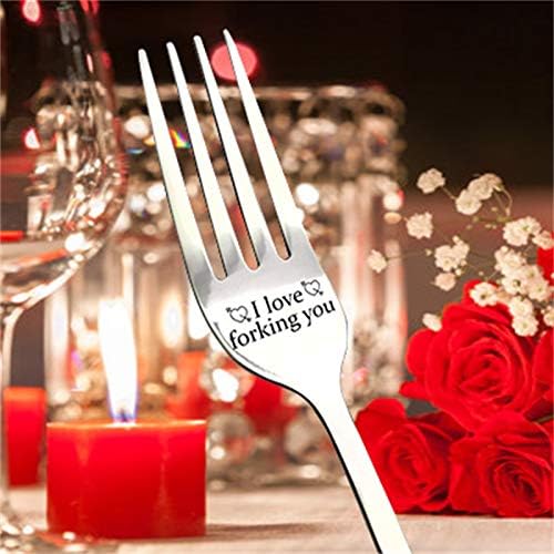 Presente Família Gravada W^Ife e Fork-Best for Husband Kitchen ， Dining Bar Place tapetes para mesas redondas