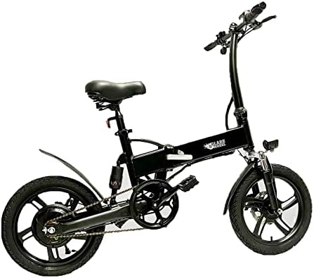 Bicicleta elétrica dobrável eb-x3 eb-x3 | Range de 32 milhas com assistência de pedal - preto