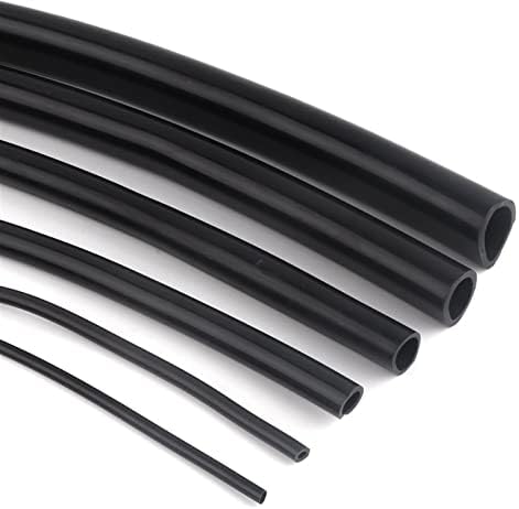 Tubulação cliuyou-silicone 100cm i.d 2 ~ 16 mm Black Silicone Tubo Mangueira resistente a calor Flexível