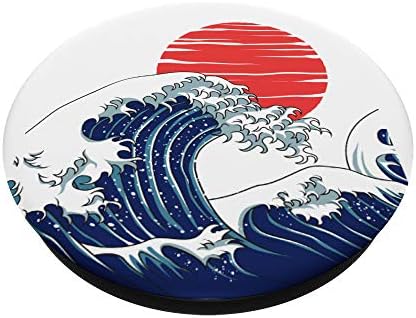 Great Wave Off Kanagawa Japanese Art Anime Popsockets PopGrip: Swappable Grip para telefones e tablets