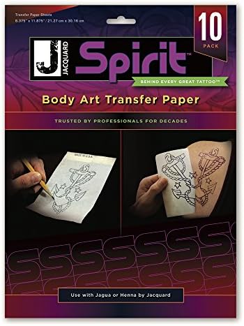 Jacquard Spirit Transfer Paper 10-Pack, multicolor