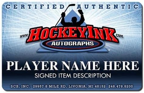 Ville Husso assinou o Puck da NHL Draft 2014 - Inscrição 94th Pick - Pucks autografados da NHL