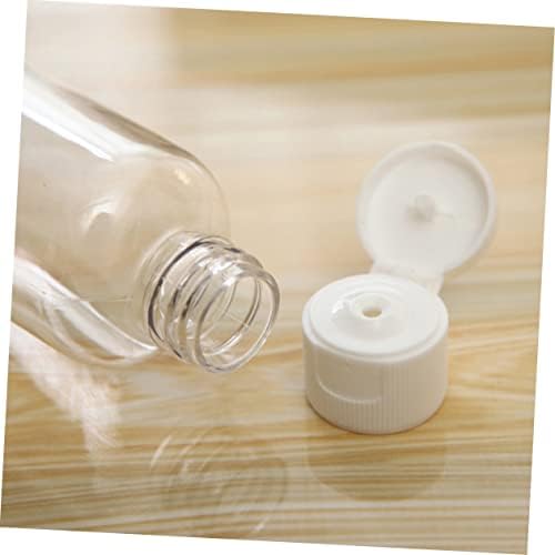 Hemoton 20pcs Flip-top Bottle Travel Loção Recipientes de viagens para produtos de higiene pessoal