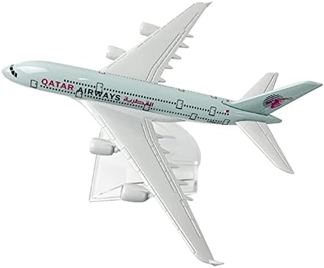 Liga natefemin A380 Qatar Airways Modelo de aeronave Modelo Modelo 1: 400 Modelo de Exposição de Exposições