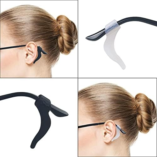 Yingfeng 14 pares copos Anti-deslizamento clipe de orelha de silicone, suporte de óculos, retenção de óculos
