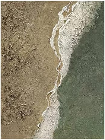 Jfniss pintada à mão Arte da parede - abstrato de arte Óleo pintura oceânica Pintura a óleo