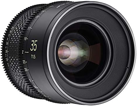 Xeen Cf Cinema 35mm T1.5 Sony E Montagem em tamanho grande - Lente Cine Professional - Cilindro de Lens de Carbono