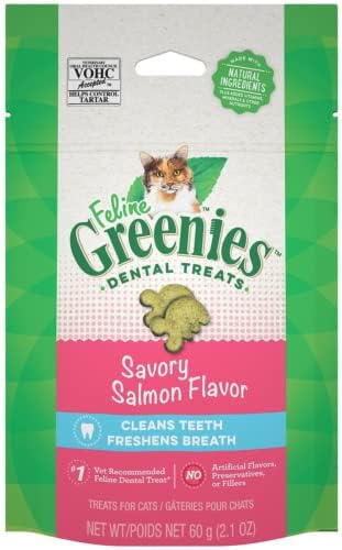 Pantry Delight Greenies for Cats Tream Variety Pack Pacote - 3 pacote de sabores de frango, salmão e catnip