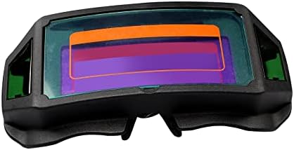 Óculos de soldagem de escurecimento automático Greus, óculos solares de soldagem de segurança panorâmica