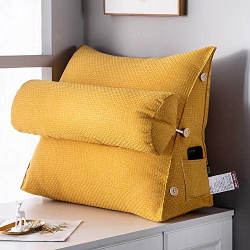 Topy Triângulo ajustável Almofada de almofada traseira, almofada de cunha cheia macia para a cadeira
