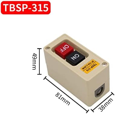 Uncaso TBSP-315 330 Botão Iniciar na caixa de controle Off Switch